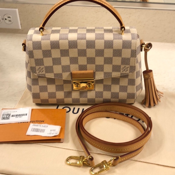 Louis Vuitton Handbags - Louis Vuitton Damier Azur Croisette Cross…